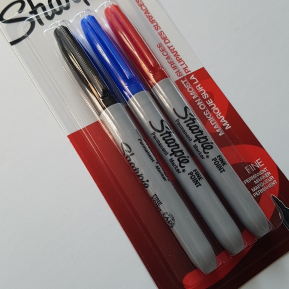 3 pcs New Sharpie Permanent Markers - Picture 2 of 4